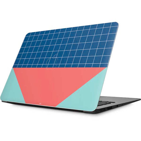 Checkered Split Apple MacBook Skin