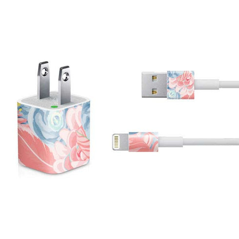 Spring Floral iPhone Charger (5W USB) Skin