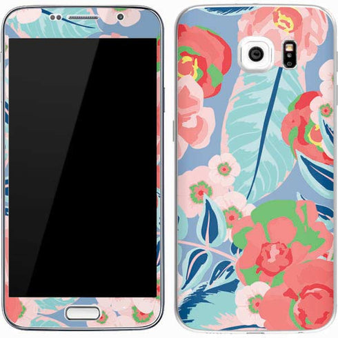 Pink Spring Flowers Galaxy S7 Skin