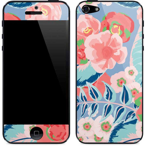 Pink Spring Flowers iPhone 5/5s/5SE Skin