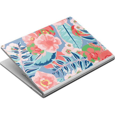Pink Spring Flowers Surface Book Skin