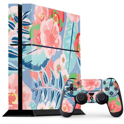 Pink Spring Flowers PS4 Console and Controller Bundle Skin