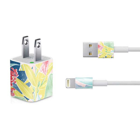 Spring Bird of Paradise iPhone Charger (5W USB) Skin