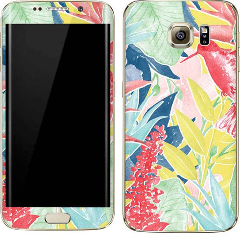 Spring Bird of Paradise Galaxy S7 Edge Skin