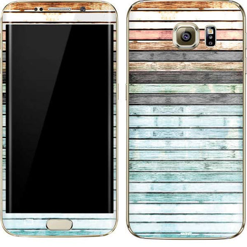 Wooden Stripes Galaxy S7 Edge Skin