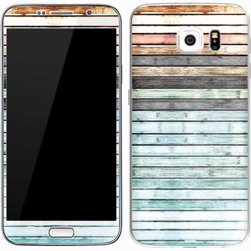 Wooden Stripes Galaxy S7 Skin