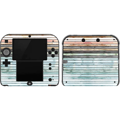 Wooden Stripes Nintendo 2DS Skin