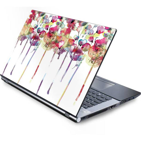 Painted Flowers Generic Laptop Skin