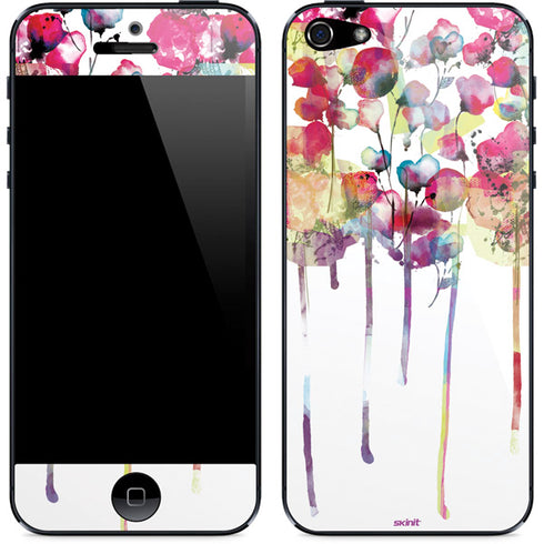 Painted Flowers iPhone 5/5s/5SE Skin
