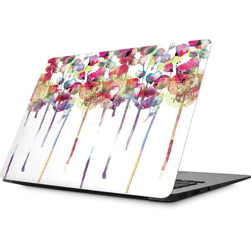 Painted Flowers Apple MacBook Skin