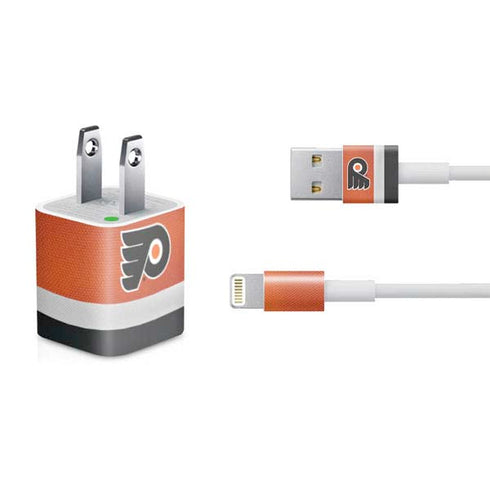 NHL Philadelphia Flyers Alternate Jersey iPhone Charger (5W USB) Skin