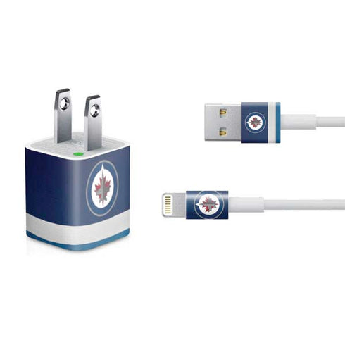 NHL Winnipeg Jets Alternate Jersey iPhone Charger (5W USB) Skin