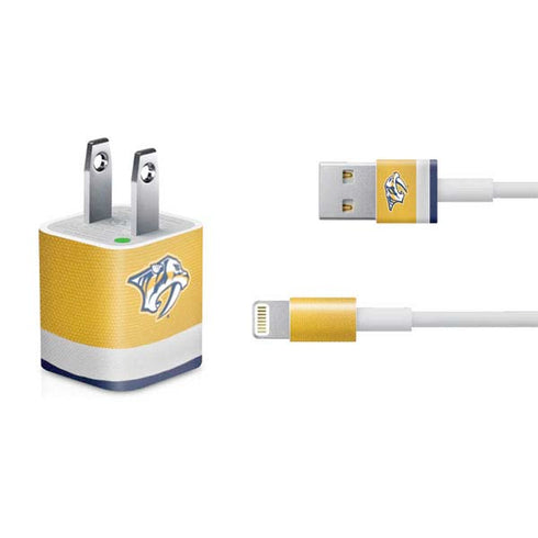 NHL Nashville Predators Alternate Jersey iPhone Charger (5W USB) Skin