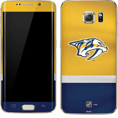 NHL Nashville Predators Alternate Jersey Galaxy S7 Edge Skin