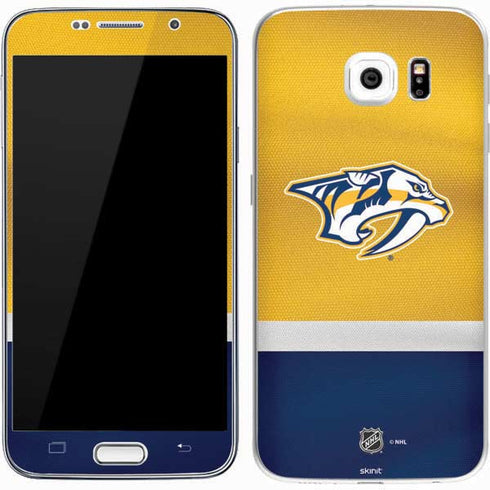 NHL Nashville Predators Alternate Jersey Galaxy S7 Skin