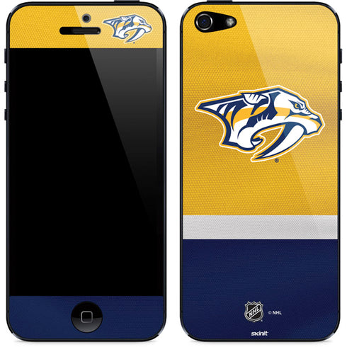 NHL Nashville Predators Alternate Jersey iPhone 5/5s/5SE Skin
