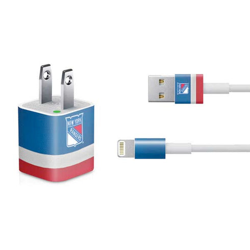 NHL New York Rangers Jersey iPhone Charger (5W USB) Skin