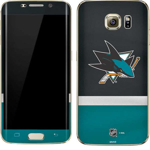 NHL San Jose Sharks Jersey Galaxy S7 Edge Skin