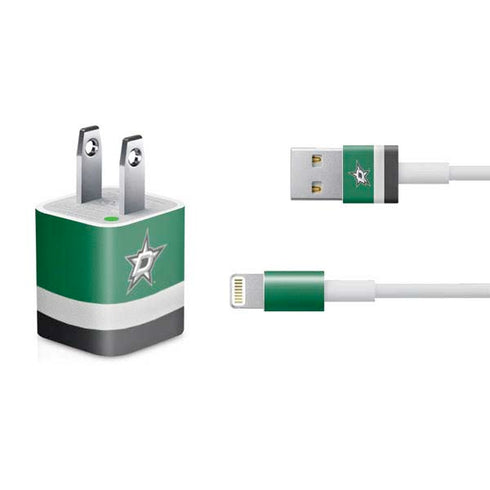 NHL Dallas Stars Jersey iPhone Charger (5W USB) Skin