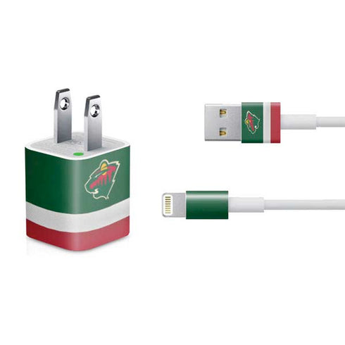 NHL Minnesota Wild Jersey iPhone Charger (5W USB) Skin