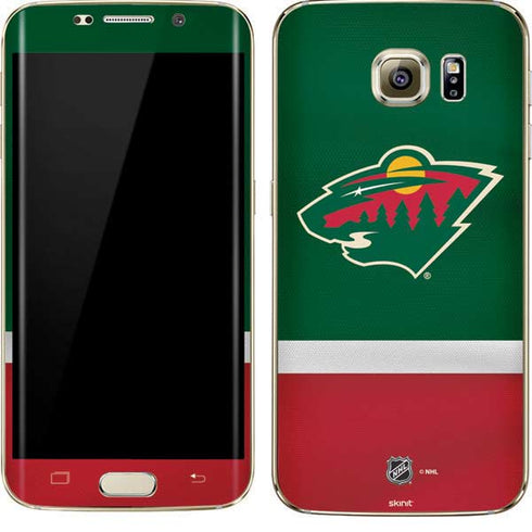 NHL Minnesota Wild Jersey Galaxy S7 Edge Skin