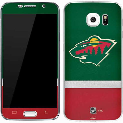 NHL Minnesota Wild Jersey Galaxy S7 Skin