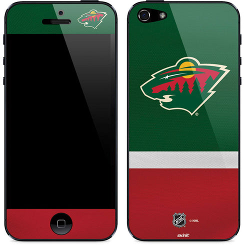 NHL Minnesota Wild Jersey iPhone 5/5s/5SE Skin