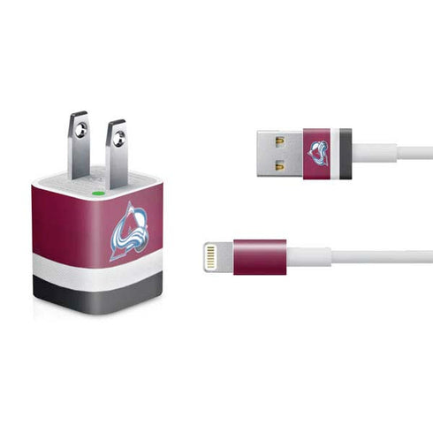 NHL Colorado Avalanche Jersey iPhone Charger (5W USB) Skin
