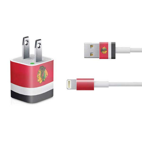 NHL Chicago Blackhawks Jersey iPhone Charger (5W USB) Skin