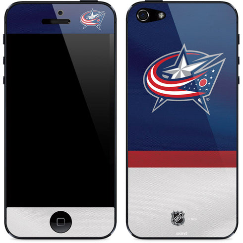 NHL Columbus Blue Jackets Alternate Jersey iPhone 5/5s/5SE Skin