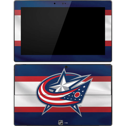 NHL Columbus Blue Jackets Alternate Jersey Surface Pro Tablet Skin