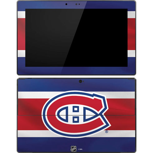 NHL Montreal Canadiens Jersey Surface Pro Tablet Skin