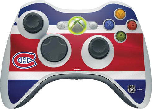 NHL Montreal Canadiens Jersey Xbox 360 Wireless Controller Skin