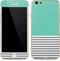 Teal and Grey Stripes iPhone 6/6s Skin
