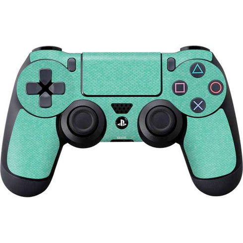 Teal and Grey Stripes PS4 Controller Skin