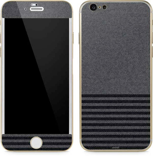 Black and Grey Stripes iPhone 6/6s Skin