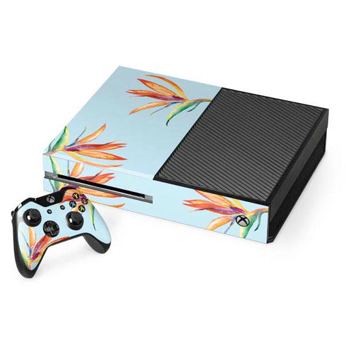 Birds of Paradise Summer Xbox One Console and Controller Bundle Skin
