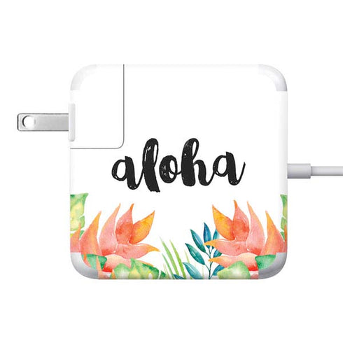 Aloha Tropical 85W Power Adapter (15 and 17 inch MacBook Pro Charger) Skin