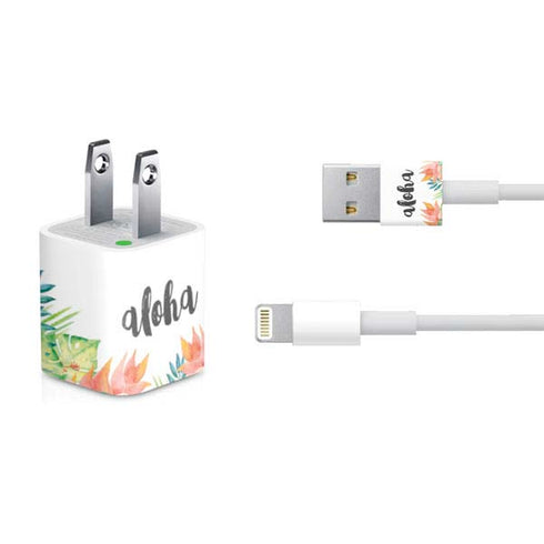 Aloha Tropical iPhone Charger (5W USB) Skin