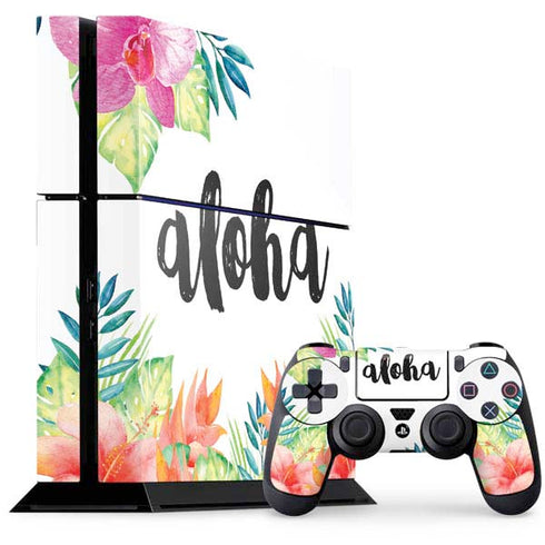 Aloha Tropical PS4 Console and Controller Bundle Skin