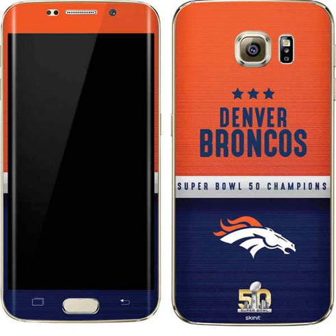 NFL Denver Broncos Super Bowl 50 Champions Galaxy S7 Edge Skin