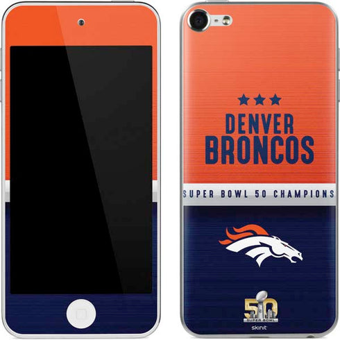 NFL Denver Broncos Super Bowl 50 Champions Apple iPod Skin