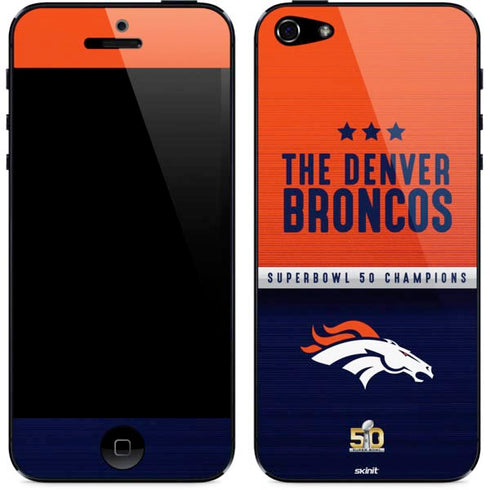 NFL Denver Broncos Super Bowl 50 Champions iPhone 5/5s/5SE Skin