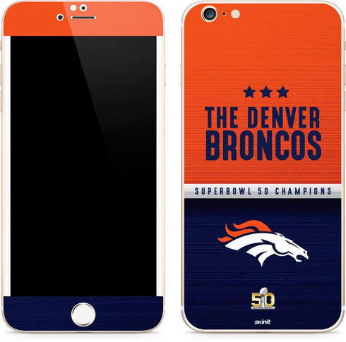 NFL Denver Broncos Super Bowl 50 Champions iPhone 6/6s Plus Skin