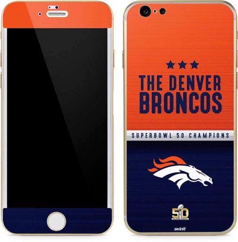 NFL Denver Broncos Super Bowl 50 Champions iPhone 6/6s Skin