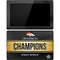 NFL Denver Broncos Super Bowl 50 Champions Black Surface Pro Tablet Skin