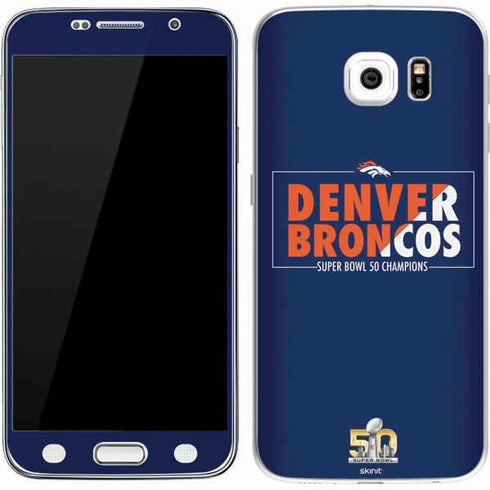 NFL Denver Broncos Super Bowl 50 Champions Bold Galaxy S7 Skin