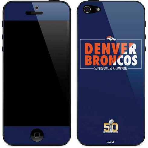 NFL Denver Broncos Super Bowl 50 Champions Bold iPhone 5/5s/5SE Skin
