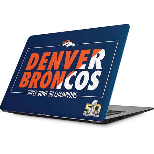 NFL Denver Broncos Super Bowl 50 Champions Bold Apple MacBook Skin