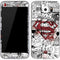 DC Comics Superman Comic Pattern Logo in Red Galaxy S7 Skin